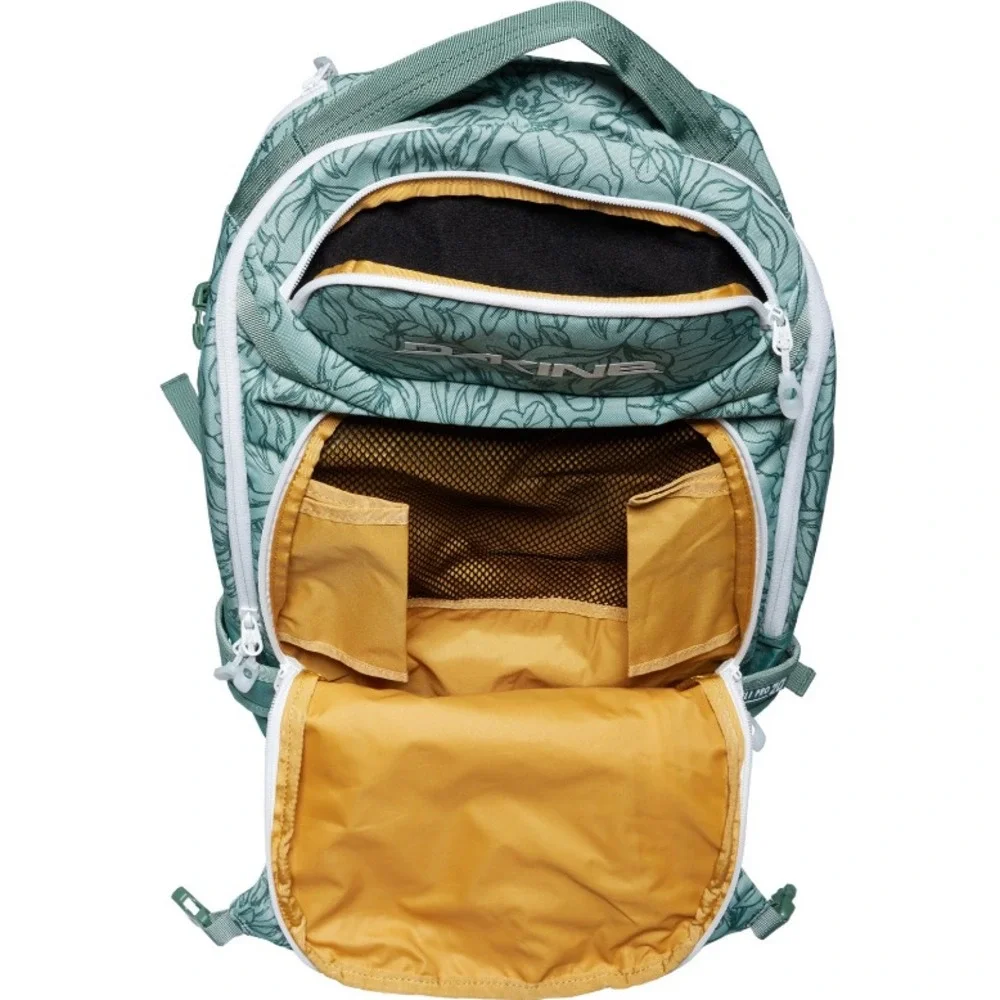Dakine Heli Pro 20L Backpack Poppy Iceberg White Lightweight Ski Snowboard‎ Bag